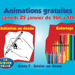 Green 7 - Atelier dessin chez La Grande Récré - 18ed08fb 1779 4b1c 9d85 021dfafb5bfc - 1