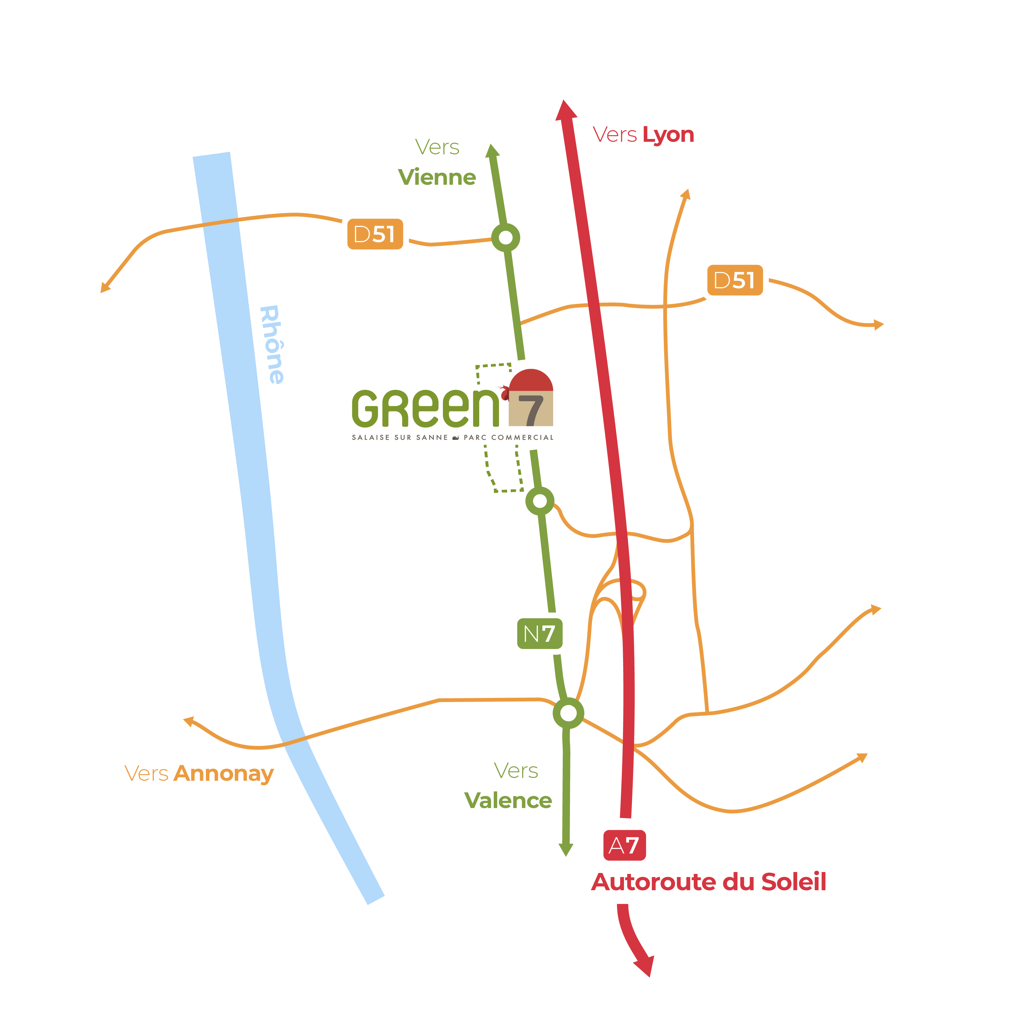 map acces Green 7