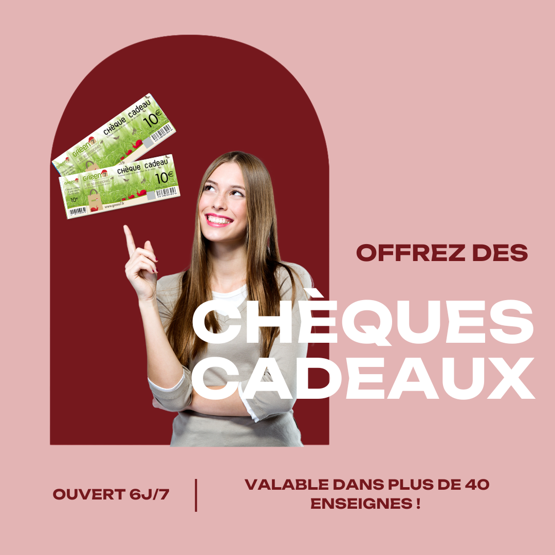 Green 7 - Les chèques cadeaux sont là ! - green 7 - 1