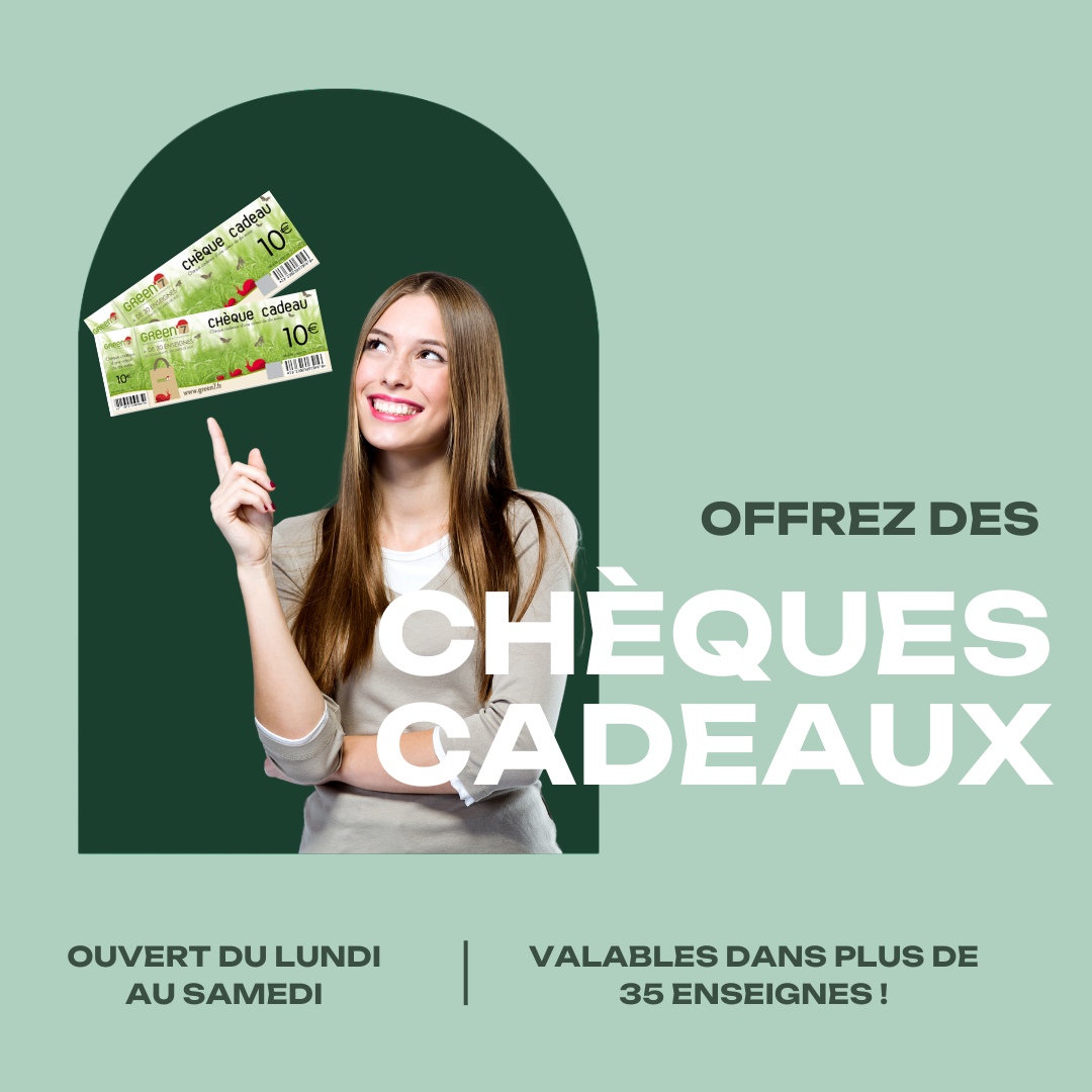 Green 7 - Où acheter les chèques cadeaux ? - visuel marche de prods clos - 1