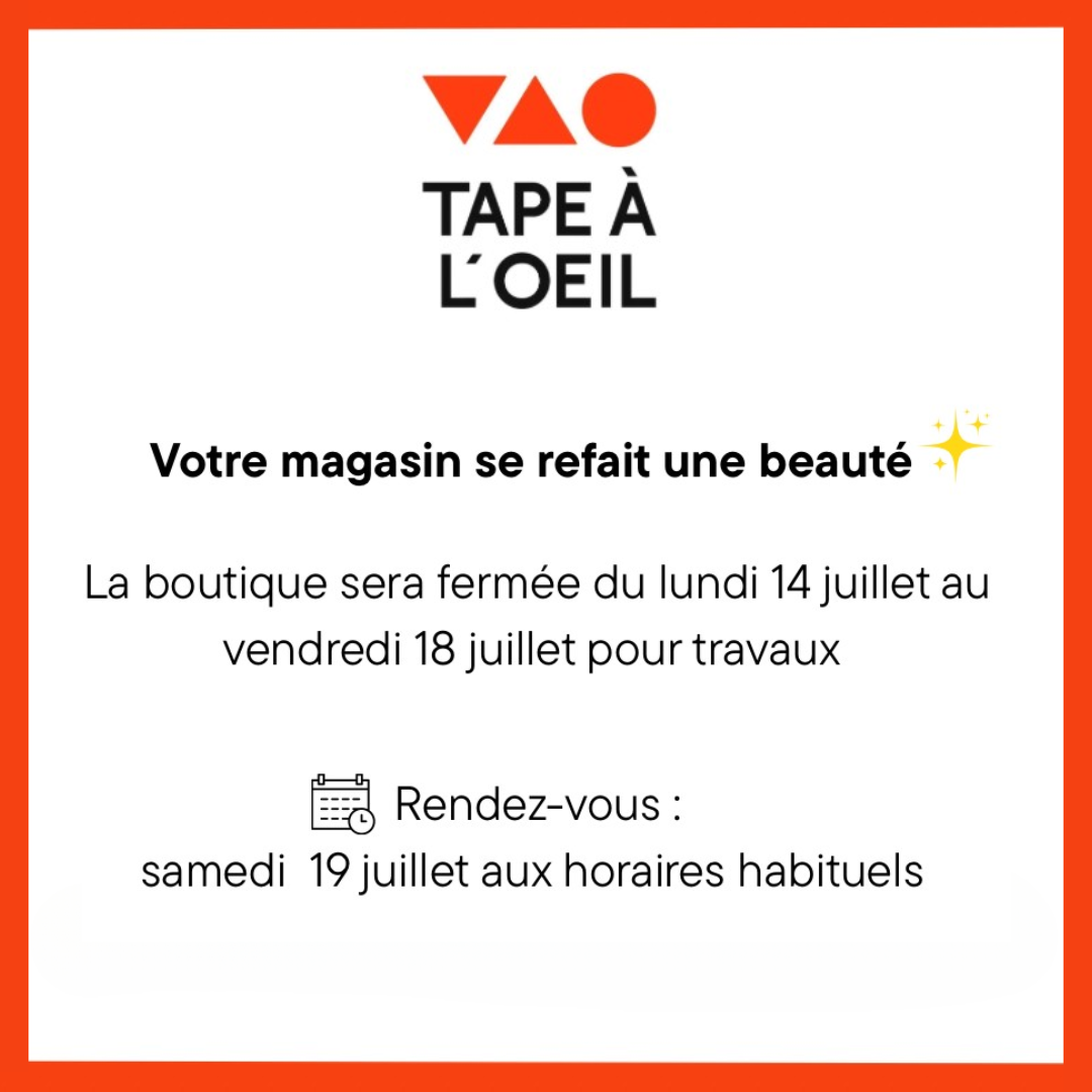 Green 7 - Fermeture exceptionnelle de Tape à l'oeil - design sans titre 3 - 1