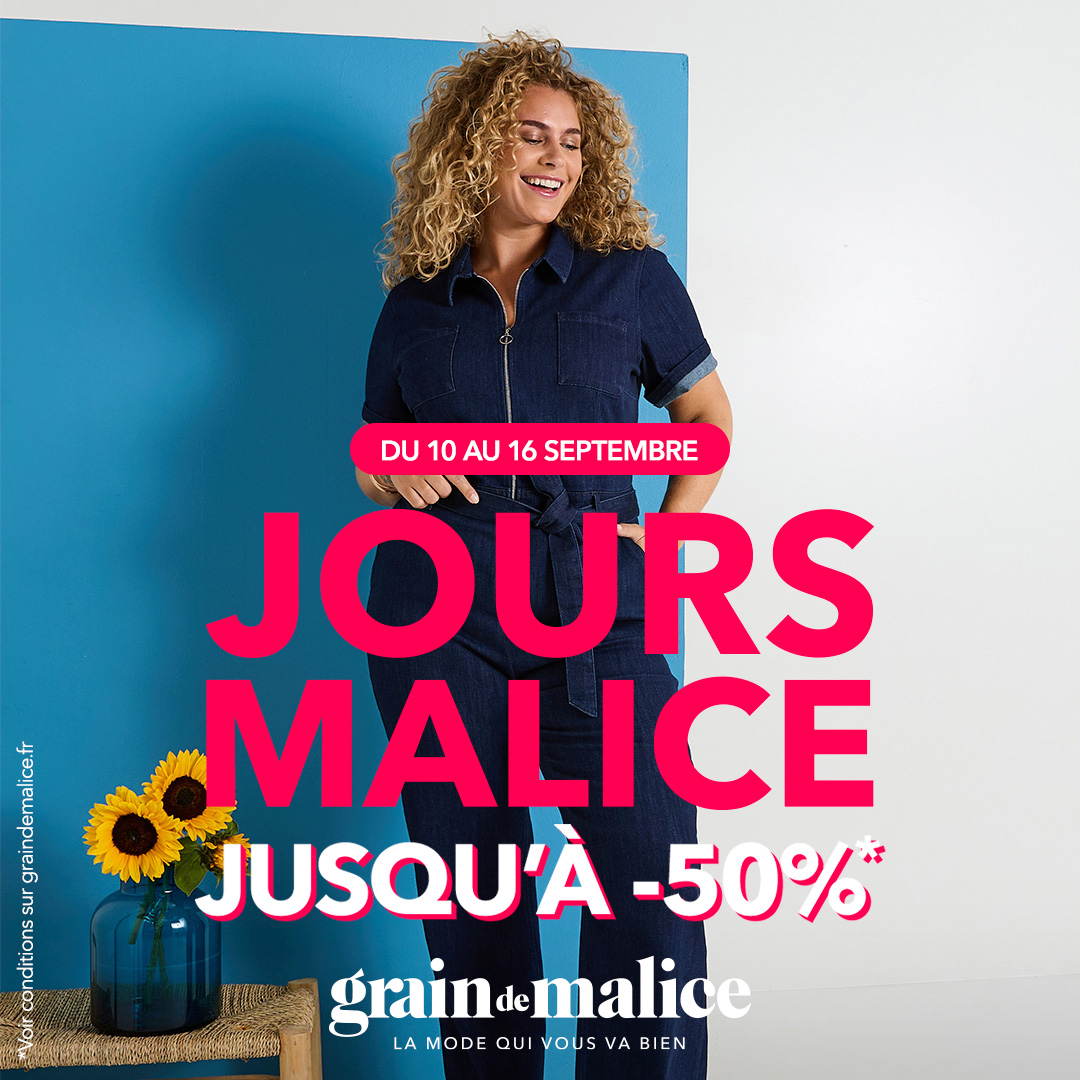Green 7 - Jusqu'à -50% sur une sélection de pièces chez Grain de Malice - visuel centre co - 1