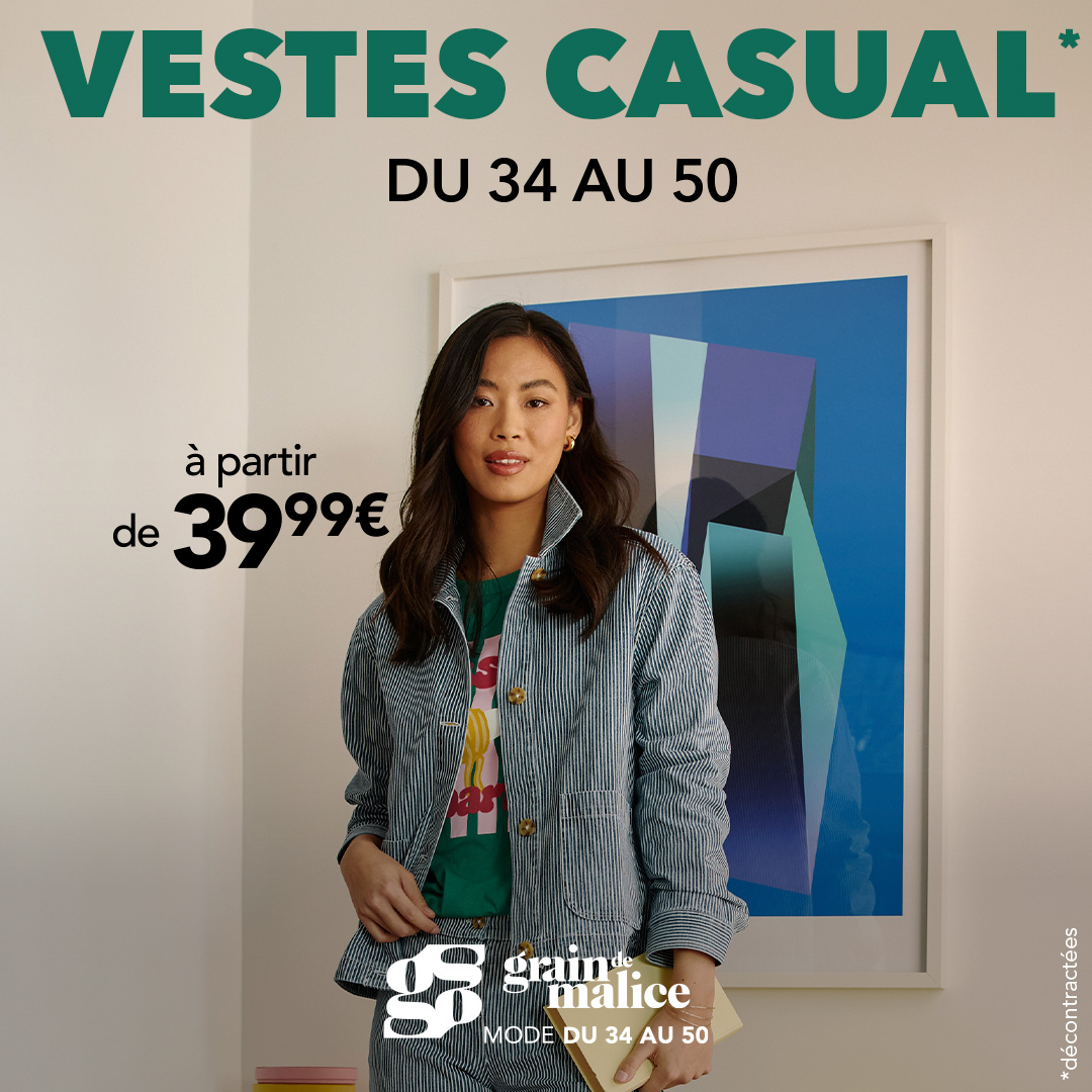 Green 7 - Vestes décontractées chez Grain de Malice - visuel centre co 1080x1080 2 - 1