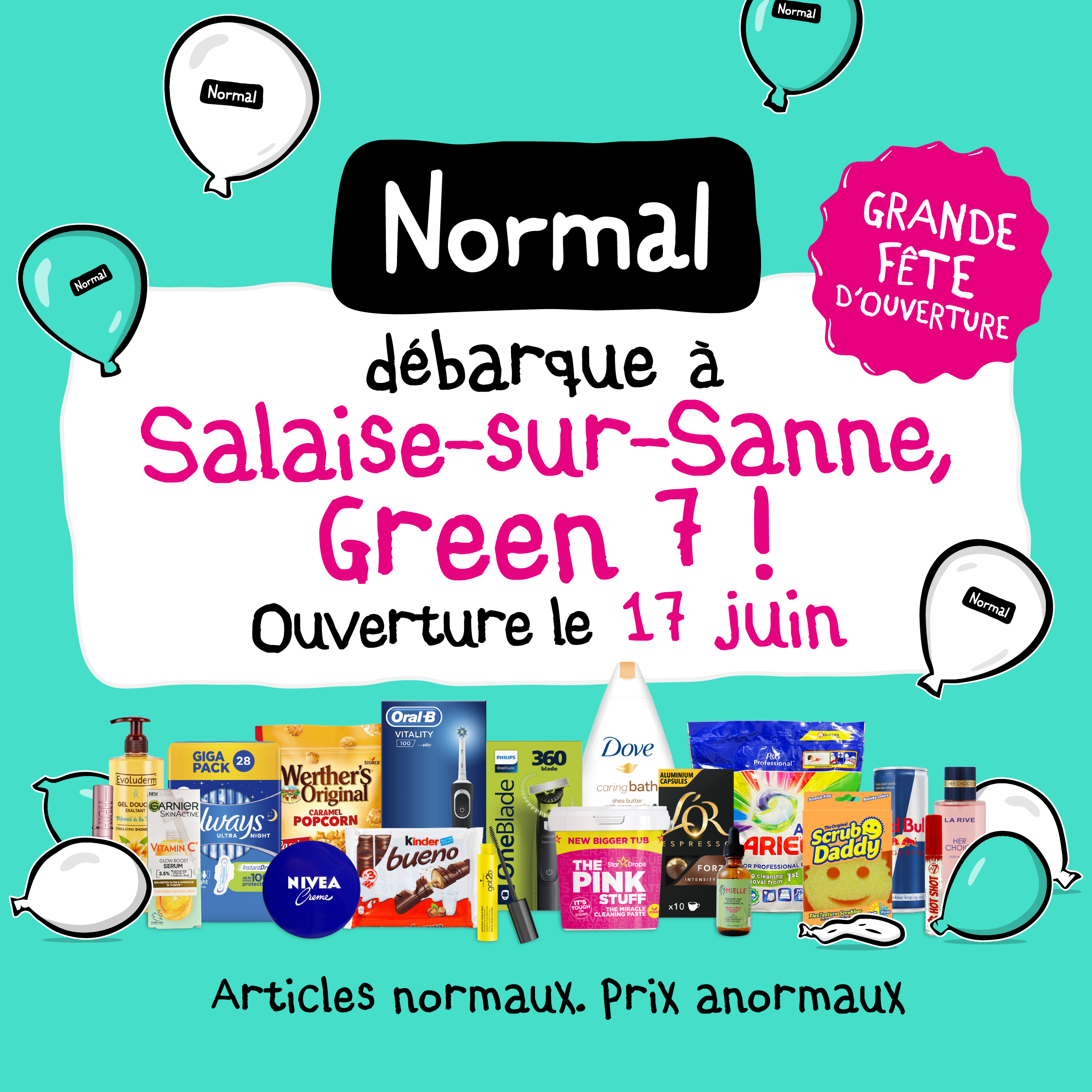Green 7 - J-7 avant l'ouverture de Normal ! - some salaise sur sanne 1080x1080 preopening 1 - 1